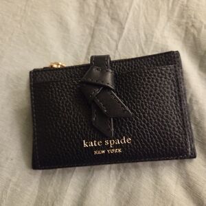 Kate Spade Black Knott Card Holder